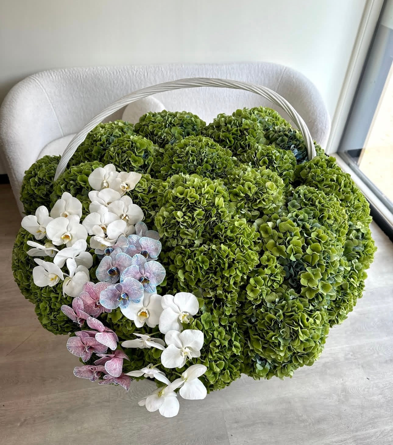 Emerald Bloom Basket