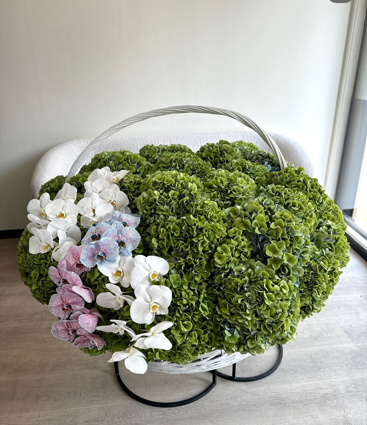 Emerald Bloom Basket