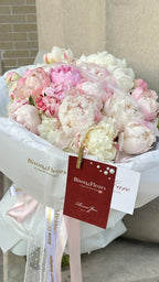 Peonies Pink & White
