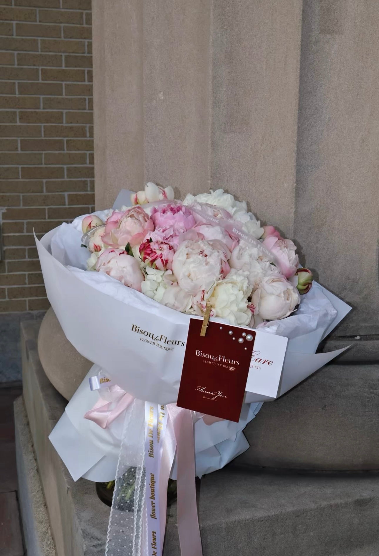 Peonies Pink & White